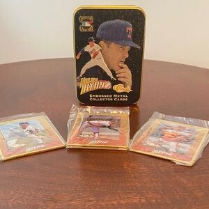 Nolan Ryan Embossed Metal Collector Cards